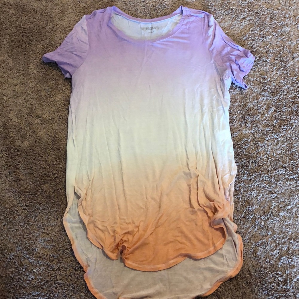 Mudd Ombré U-Hem Tee